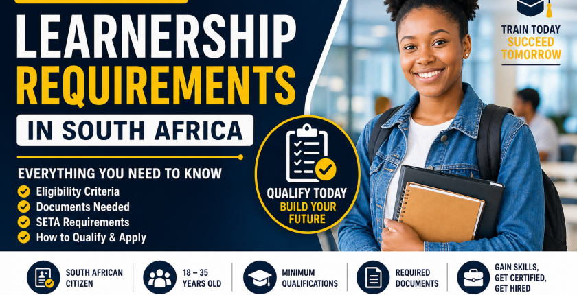 Learnership Requirements in South Africa (2026)- How to Apply