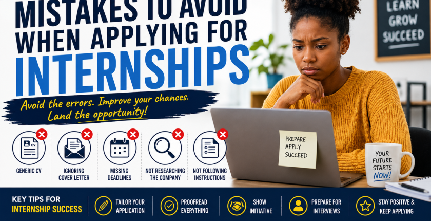 Top Mistakes to Avoid When Applying for Internships (2026 Guide)