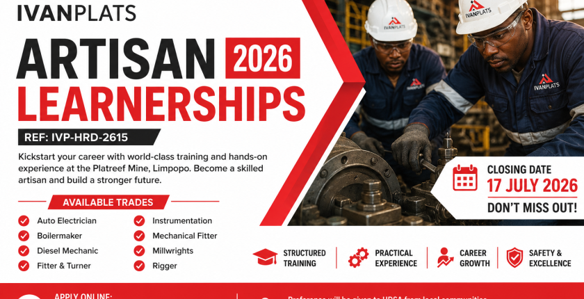 Ivanplats Artisan Learnerships 2026